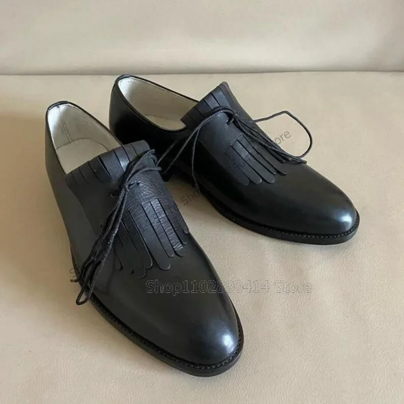 Black Tassels Bow Knot Design Men Loafers Fashion Slip On Men Shoes Luxury Handmade Party Feast Banquet Office Men Dress Shoes
Black Tassels Bow Knot Design Men Loafers Fashion Slip On Men Shoes Luxury Handmade Party Feast Banquet Office Men Dress Shoes