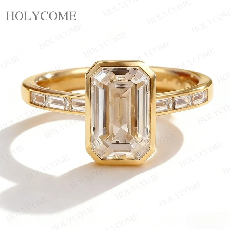 Кольцо из серебра 925 пробы/золота 10K/14K/18K с выращенным в лаборатории бриллиантом и изумрудом в оправе, сверкающее ювелирное украшение, аксессуар для женщин на вечеринку или день рождения
Кольцо из серебра 925 пробы/золота 10K/14K/18K с выращенным в лаборатории бриллиантом и изумрудом в оправе, сверкающее ювелирное украшение, аксессуар для женщин на вечеринку или день рождения