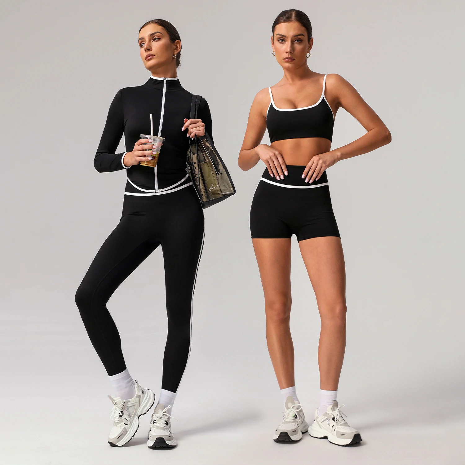 Новый быстросохнущий спортивный костюм с высокой талией для женщин Bump Color Beauty Back Tight Cloud Feeling Yoga Set Бег Фитнес Йога Спортивная одежда
Новый быстросохнущий спортивный костюм с высокой талией для женщин Bump Color Beauty Back Tight Cloud Feeling Yoga Set Бег Фитнес Йога Спортивная одежда