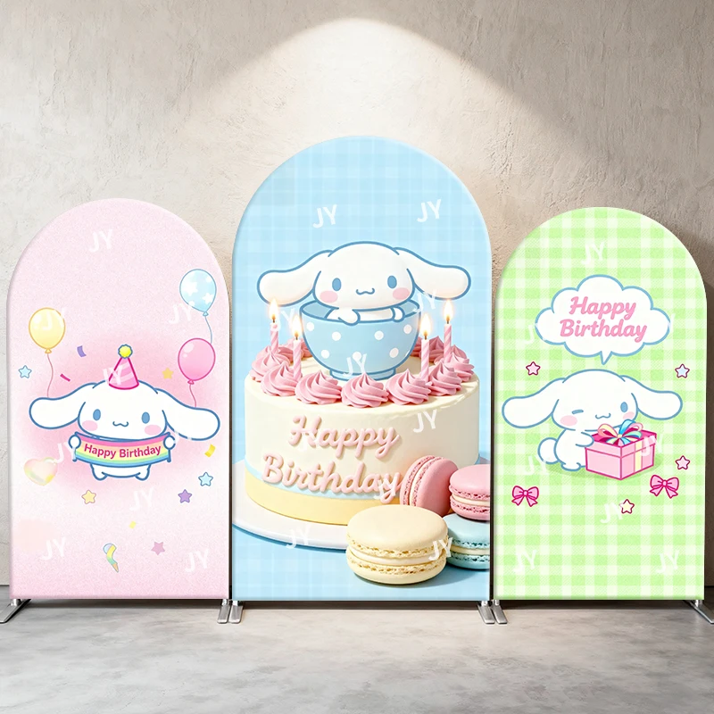 Sanrio Cinnamoroll Birthday Arch Backdrop Cover Kawaii Decor Photo Booth Prop for Kids' Birthday Party Sweet Theme Background
Sanrio Cinnamoroll Birthday Arch Backdrop Cover Kawaii Decor Photo Booth Prop for Kids' Birthday Party Sweet Theme Background