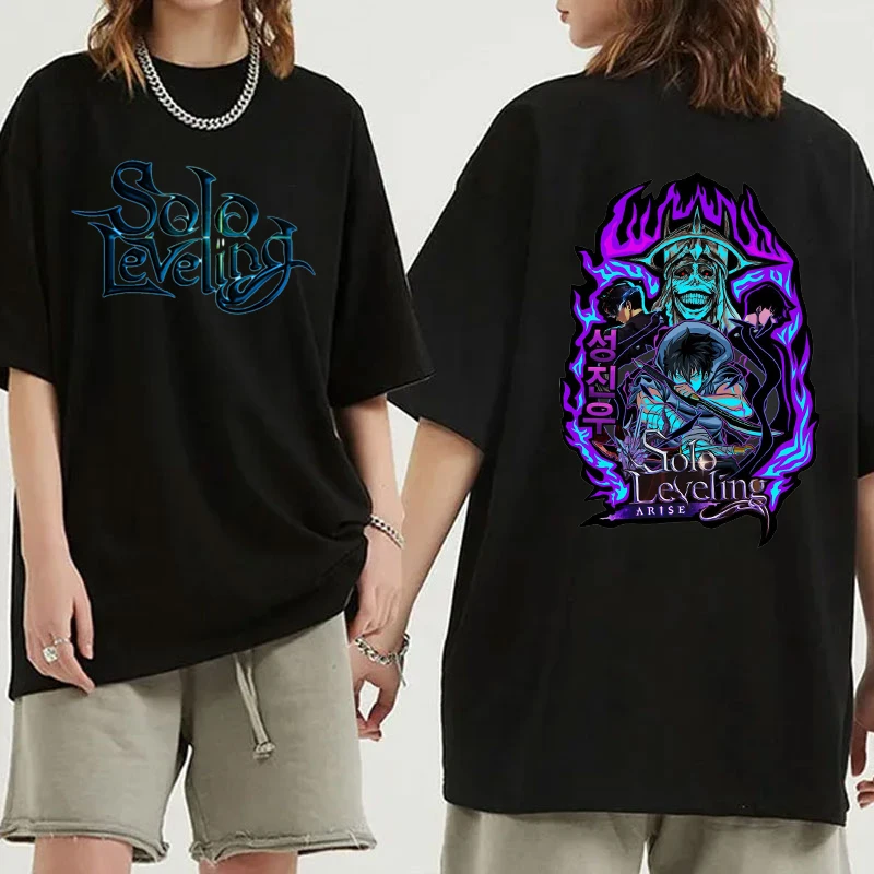 New Anime Solo Leveling Printing T Shirt Men Women T-Shirt Harajuku T-shirt Unisex Fashion Summer Tops
New Anime Solo Leveling Printing T Shirt Men Women T-Shirt Harajuku T-shirt Unisex Fashion Summer Tops