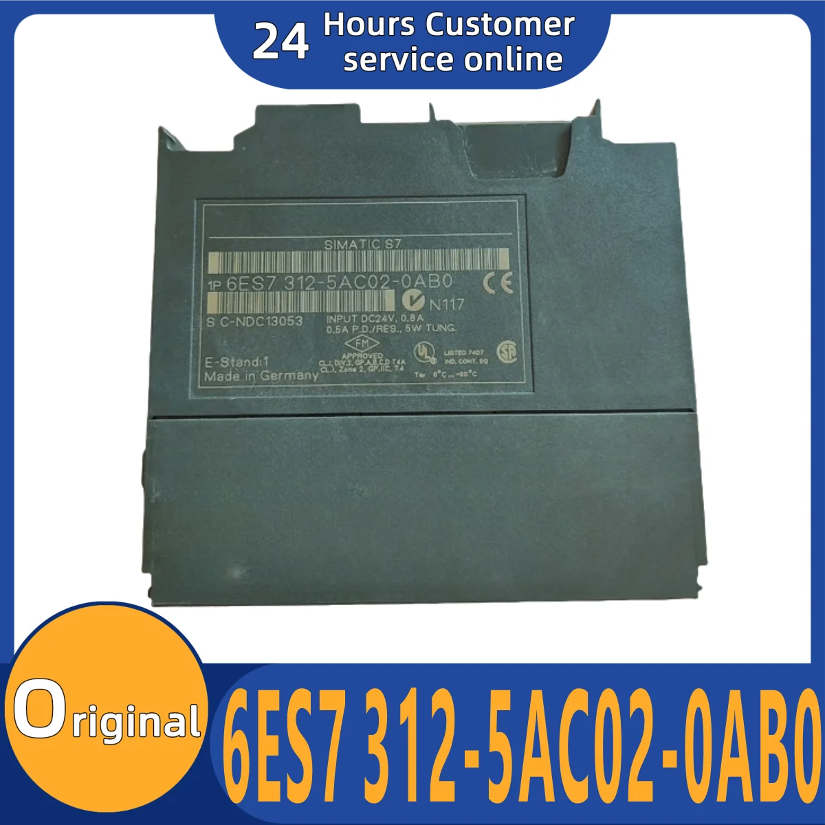 Brand new original module 6ES7 312-5AC02-0AB0
Brand new original module 6ES7 312-5AC02-0AB0