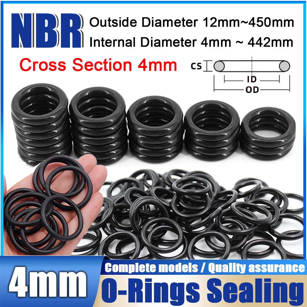 1/2/5/10pcs CS 4mm Rubber Silicone O Ring Seal Oring Gasket Washer NBR O-ring High Pressure Repair Oil Resist Band Sealing Ring
1/2/5/10pcs CS 4mm Rubber Silicone O Ring Seal Oring Gasket Washer NBR O-ring High Pressure Repair Oil Resist Band Sealing Ring