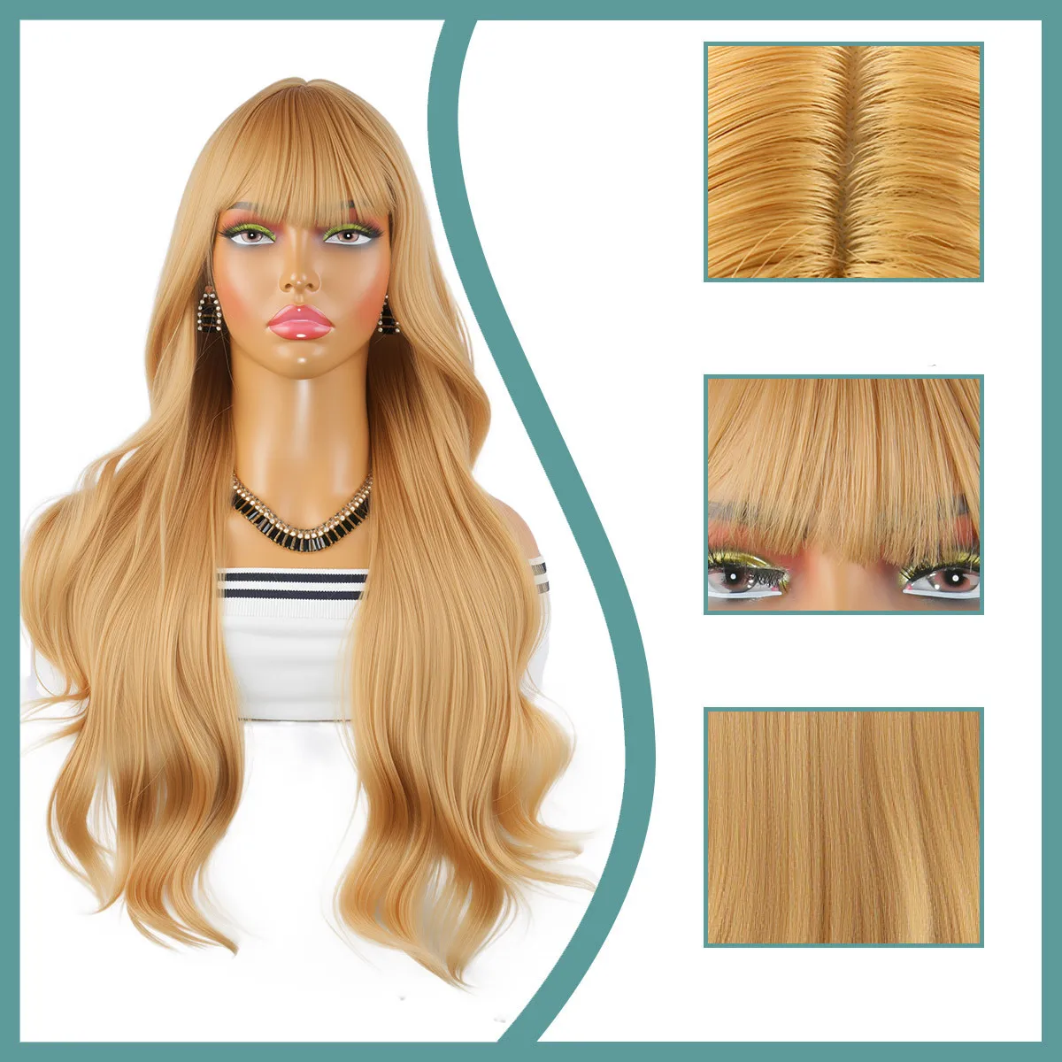 SQRDGQ Daily Party Woman Wigs Natural Synthetic Wigs for Woman Burgundy Golden Blonde Wig High Quality Women's Wigs
SQRDGQ Daily Party Woman Wigs Natural Synthetic Wigs for Woman Burgundy Golden Blonde Wig High Quality Women's Wigs