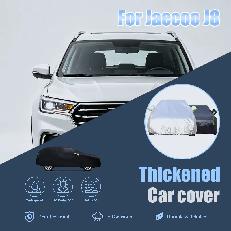 For Jaecoo J8 Full Car Cover Reflective Strips Waterproof Snowproof Dustproof UV Protection Outdoor Auto Accessories
For Jaecoo J8 Full Car Cover Reflective Strips Waterproof Snowproof Dustproof UV Protection Outdoor Auto Accessories
