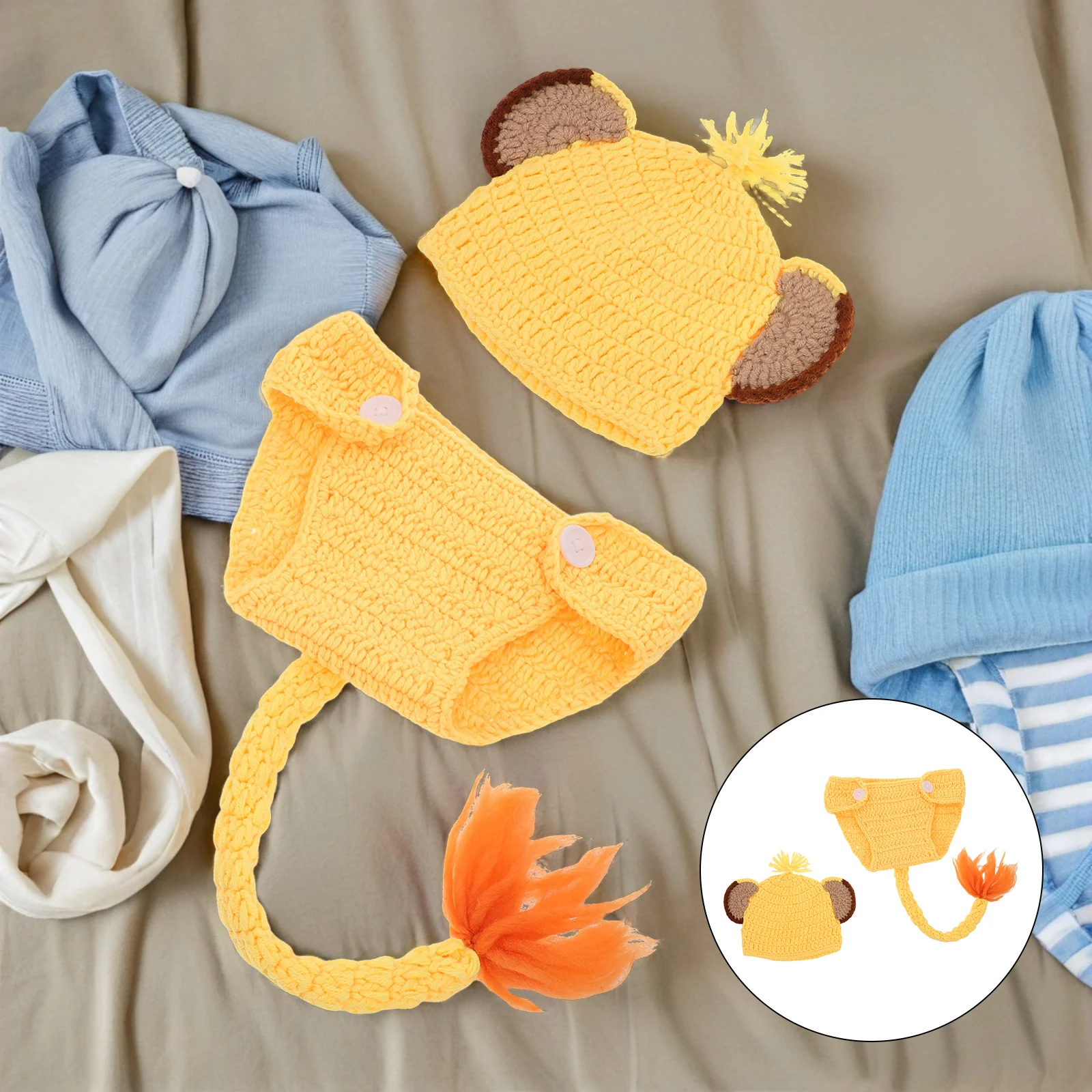 1Set Newborn Lion Baby Photography Outfit Infant Animal Cosplay Clothes Boys Photo Shoot Props Kids Lion Costume Boys
1Set Newborn Lion Baby Photography Outfit Infant Animal Cosplay Clothes Boys Photo Shoot Props Kids Lion Costume Boys