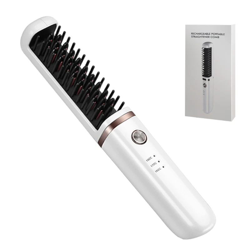 Hot Air Hair Dryer Brush, Multifunction Electric Hair Straightener Brush Negative Ion Fast Heat Curler Comb Styler Tools
Hot Air Hair Dryer Brush, Multifunction Electric Hair Straightener Brush Negative Ion Fast Heat Curler Comb Styler Tools