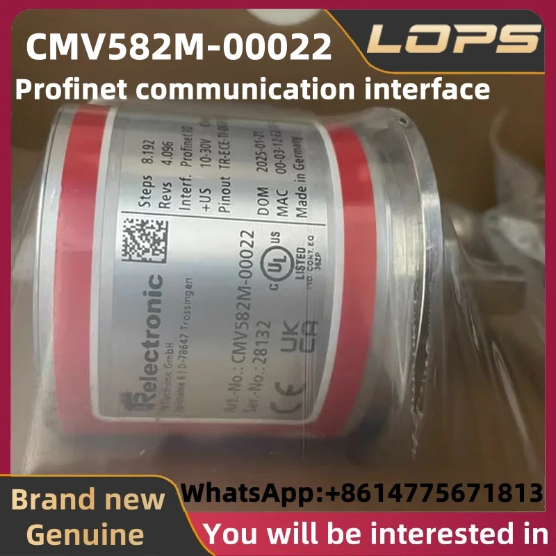 CMV582M-00022 Абсолютно новый оригинальный энкодер TR с интерфейсом связи Profinet, подходящий для промышленных автоматизированных систем
CMV582M-00022 Абсолютно новый оригинальный энкодер TR с интерфейсом связи Profinet, подходящий для промышленных автоматизированных систем