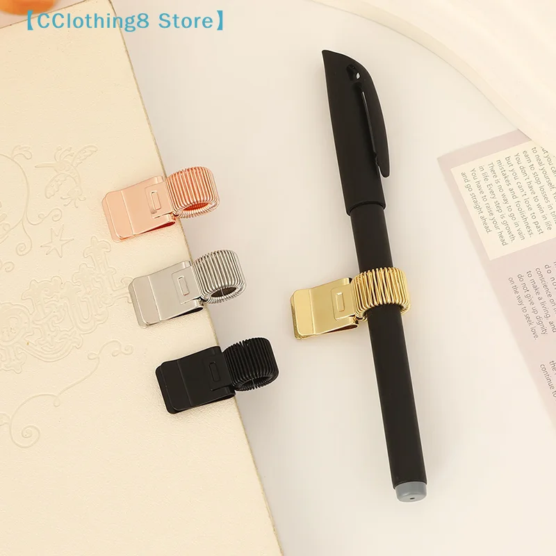 Metal Pen Clip With Spring Creative Gold Retro Spring Clip Student Pen Clip For Notebooks School【AliS8】
Metal Pen Clip With Spring Creative Gold Retro Spring Clip Student Pen Clip For Notebooks School【AliS8】