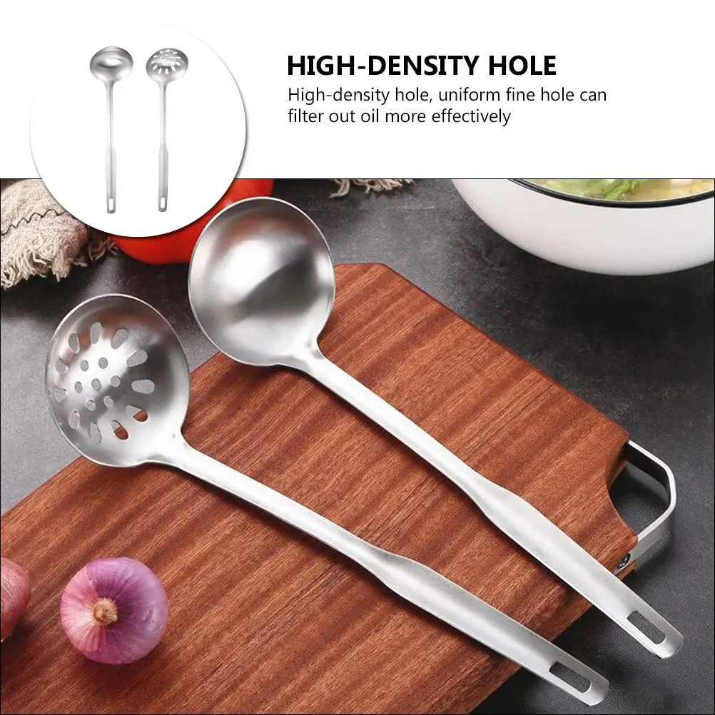 Stainless Steel Slotted Spoon Hot Pot Ladle Kitchen Tool Large Hole Oil Filter Cookware Silver
Stainless Steel Slotted Spoon Hot Pot Ladle Kitchen Tool Large Hole Oil Filter Cookware Silver