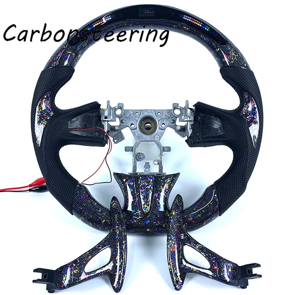 Custom Honeycomb Carbon Fiber Car Steering Wheel with LED RPM for Infiniti Q50 Q50L Q50s Q60 Q50 Red-sport Racing Style
Custom Honeycomb Carbon Fiber Car Steering Wheel with LED RPM for Infiniti Q50 Q50L Q50s Q60 Q50 Red-sport Racing Style