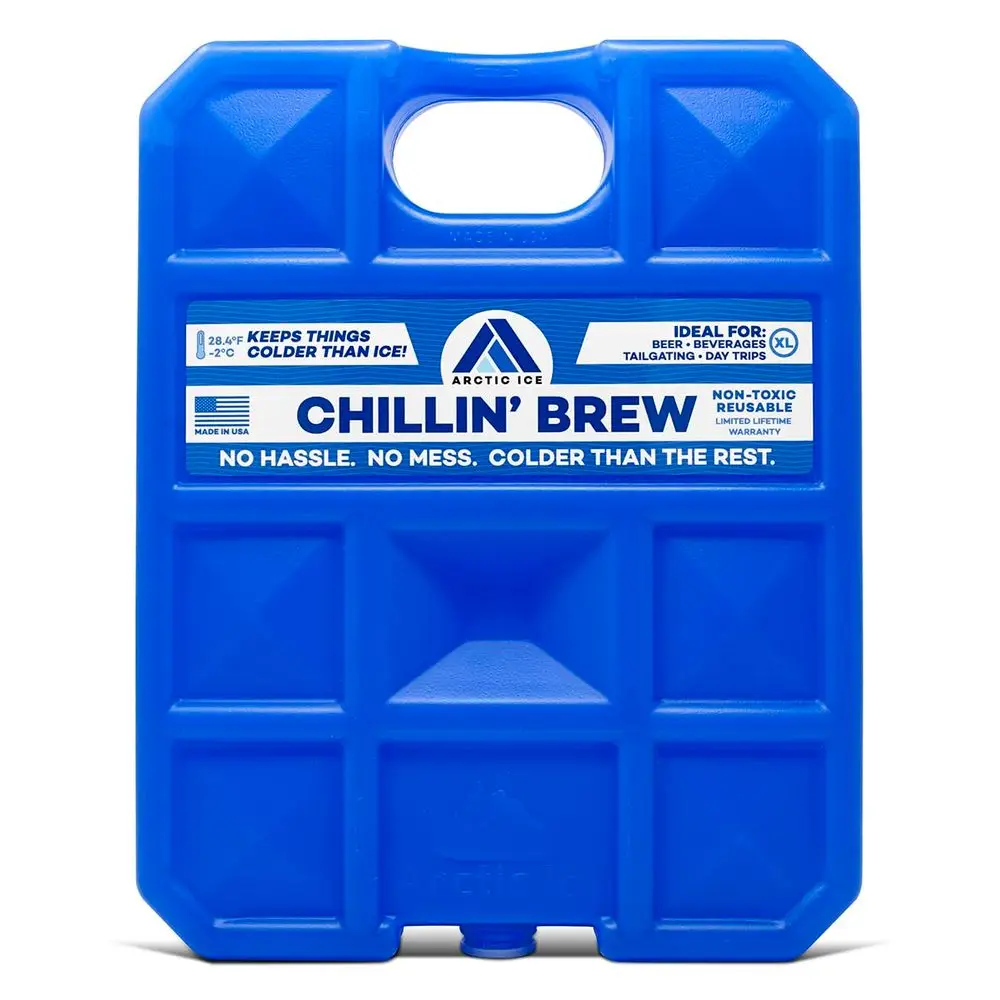 Серия многоразовых охлаждающих пакетов Chillin Brew: долговечные, замораживаются при температуре 28°F, предназначены для сохранения напитков более холодными, чем лед.
Серия многоразовых охлаждающих пакетов Chillin Brew: долговечные, замораживаются при температуре 28°F, предназначены для сохранения напитков более холодными, чем лед.