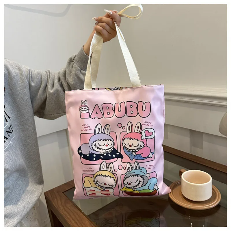 New LABUBU Canvas Bag Versatile Shoulder Bag Large Capacity Student girl women Commuter Tote Canvas Bag
New LABUBU Canvas Bag Versatile Shoulder Bag Large Capacity Student girl women Commuter Tote Canvas Bag