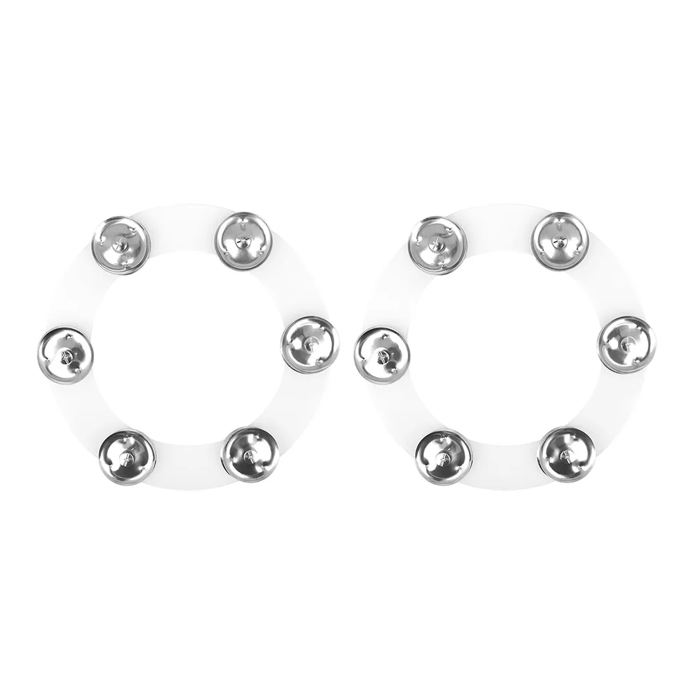 2 Pcs Hi-hat Ring Drum Cymbals Ribbon Tambourine Mini Tambourines Blacelet for Music Instrument Percussion with Bell
2 Pcs Hi-hat Ring Drum Cymbals Ribbon Tambourine Mini Tambourines Blacelet for Music Instrument Percussion with Bell