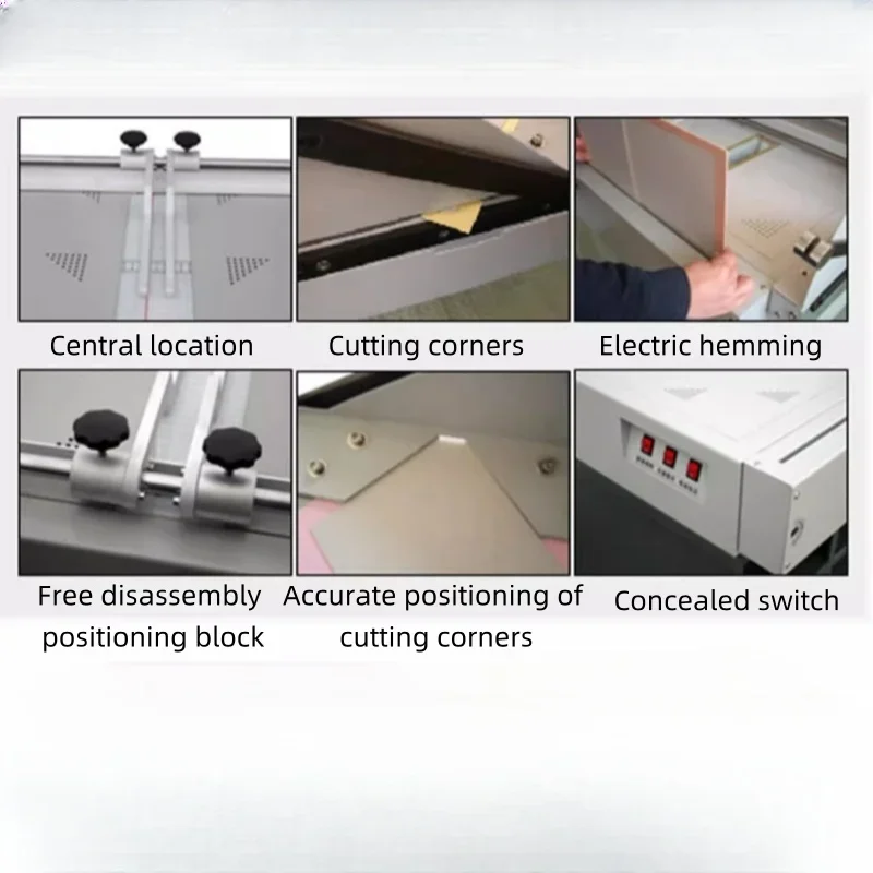 Hardcover book cover machine hard cover folding edge machine negative pressure adsorption center positioning bookbinding
Hardcover book cover machine hard cover folding edge machine negative pressure adsorption center positioning bookbinding