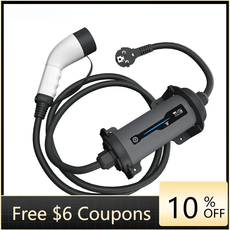 Portable EV Charger 7kW 11kW 22kW Type 2 AC Fast Charging Station Bidirectional with Carry Bag
Portable EV Charger 7kW 11kW 22kW Type 2 AC Fast Charging Station Bidirectional with Carry Bag