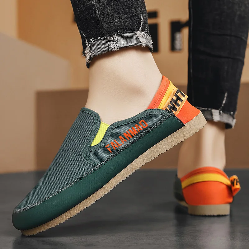 2025 Новая дышащая легкая модная повседневная нескользящая удобная модная мужская обувь Lazy One Step с низким вырезом
2025 Новая дышащая легкая модная повседневная нескользящая удобная модная мужская обувь Lazy One Step с низким вырезом