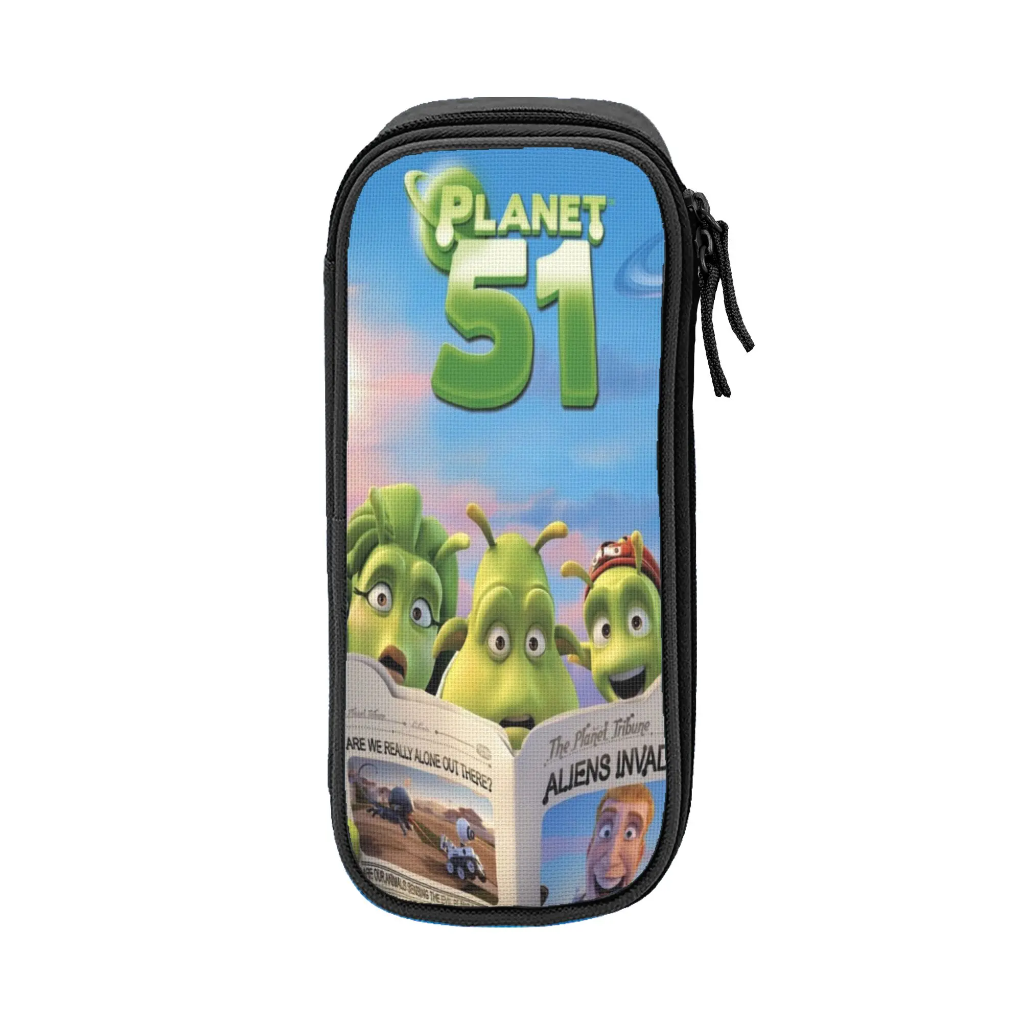 Planet 51 cartoon movie Pencil Case Double Layer Large Capacity For School Pen Case Gift
Planet 51 cartoon movie Pencil Case Double Layer Large Capacity For School Pen Case Gift