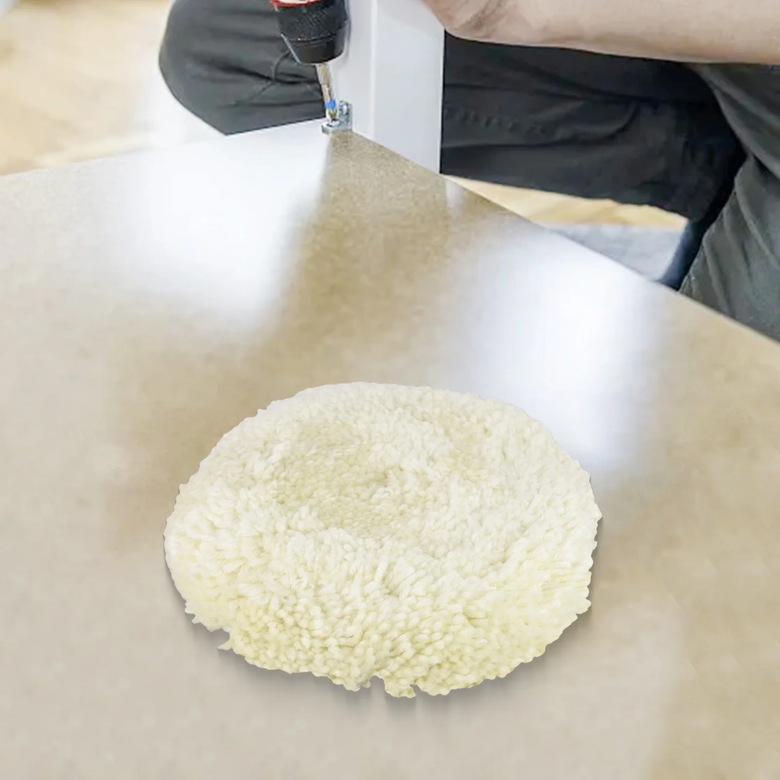 225mm Wool Polishing Bonnet Pad for Use with Electric and Pneumatic Polishers for Furniture Car Vehicle Polishing and Cleaning
225mm Wool Polishing Bonnet Pad for Use with Electric and Pneumatic Polishers for Furniture Car Vehicle Polishing and Cleaning