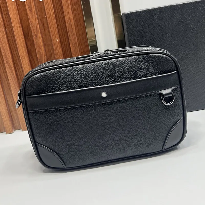Small Black Leather Crossbody Bag for Men, Casual Shoulder Sling with Cowhide
Small Black Leather Crossbody Bag for Men, Casual Shoulder Sling with Cowhide