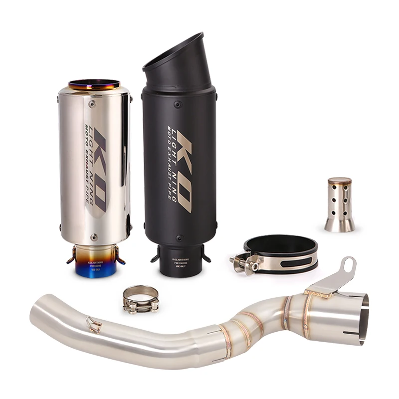 Motorcycle Modified Exhaust Stainless Steel Middle Link Pipe Escape Moto Muffler With DB Killer For Super Duke 200 2020-2023
Motorcycle Modified Exhaust Stainless Steel Middle Link Pipe Escape Moto Muffler With DB Killer For Super Duke 200 2020-2023