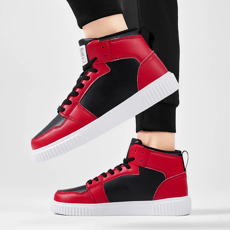 MODX Fall Spring High Top sneakers White vulcanized sneakers men's flat comfort shoes lace-up
MODX Fall Spring High Top sneakers White vulcanized sneakers men's flat comfort shoes lace-up