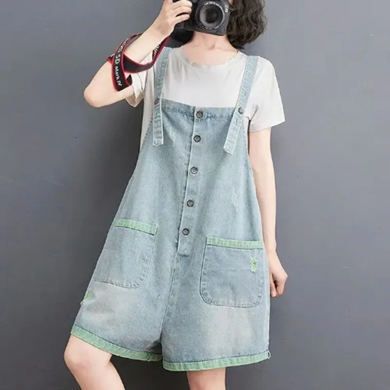 Denim Jumpsuits For Women Korean Style Vintage Playsuits Wide Leg Pants Loose Trousers Oversized Overalls For Women Clothes
Denim Jumpsuits For Women Korean Style Vintage Playsuits Wide Leg Pants Loose Trousers Oversized Overalls For Women Clothes