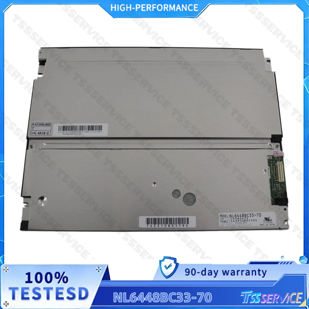 NL6448BC33-70 10.4 inch 640*480 Resolution LCD panel fast shipping
NL6448BC33-70 10.4 inch 640*480 Resolution LCD panel fast shipping