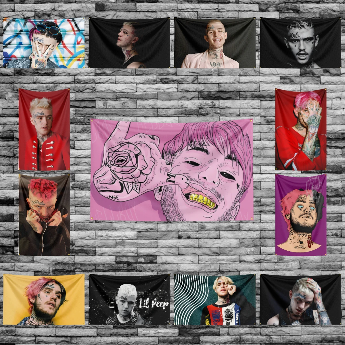 3x5 Ft Lil Peep Rapper Flag Hip Hop Hot Singer Star Music Poster Tapestry For Party Banner Table Wall Decoration Room Home
3x5 Ft Lil Peep Rapper Flag Hip Hop Hot Singer Star Music Poster Tapestry For Party Banner Table Wall Decoration Room Home