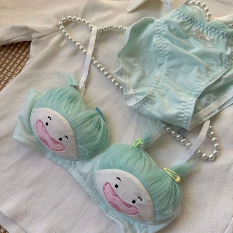 Женский комплект из 2 предметов для студенческой куклы, бюстгальтер и трусики, беспроводной бюстгальтер без косточек с регулируемым ремешком, косплей, аниме, нижнее белье, улыбающаяся кукла
Женский комплект из 2 предметов для студенческой куклы, бюстгальтер и трусики, беспроводной бюстгальтер без косточек с регулируемым ремешком, косплей, аниме, нижнее белье, улыбающаяся кукла