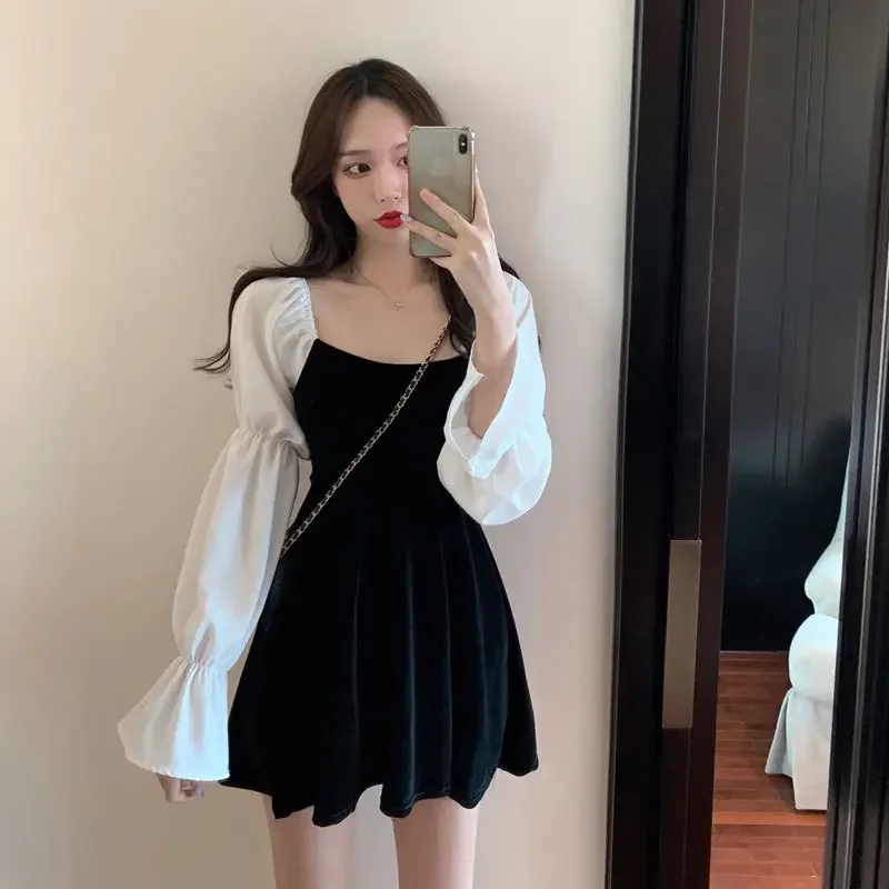 Sexy Skirt Women's Autumn and Winter Black Skirt Short Dress Pleated A- line Skirt Woman Dress Vestido De Mujer Femme Robe
Sexy Skirt Women's Autumn and Winter Black Skirt Short Dress Pleated A- line Skirt Woman Dress Vestido De Mujer Femme Robe