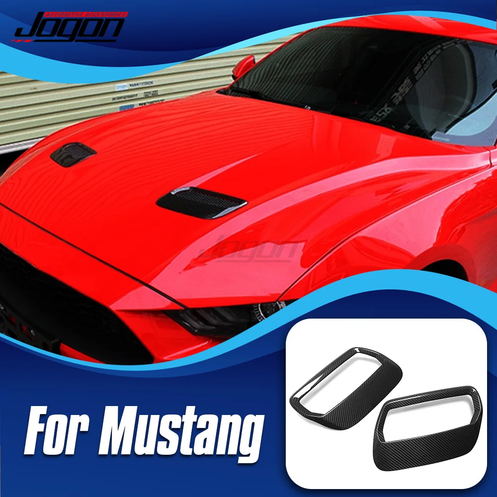 2 Pcs for Ford Mustang 2018 2019 2020 Carbon Fiber Front Engine Car Air Vent Trim Bonnet Car Accessories
2 Pcs for Ford Mustang 2018 2019 2020 Carbon Fiber Front Engine Car Air Vent Trim Bonnet Car Accessories