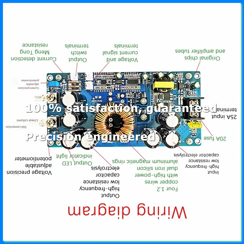 800W DC-DC Buck Converter 30A Solar Stabilizers CV CC Step-Down Power Supply Adjustable DC20V-70V Voltage Regulators-ABAM
800W DC-DC Buck Converter 30A Solar Stabilizers CV CC Step-Down Power Supply Adjustable DC20V-70V Voltage Regulators-ABAM