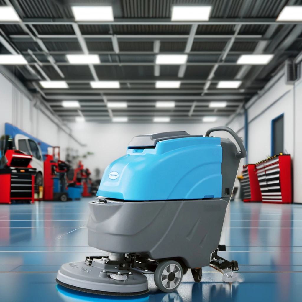 New Arrival Electric Walk-Behind Professional Floor Scrubber Motor Garage Floor Cleaning
New Arrival Electric Walk-Behind Professional Floor Scrubber Motor Garage Floor Cleaning