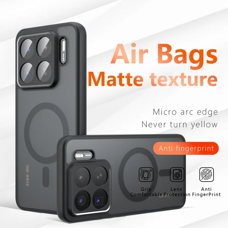 For Xiaomi 15 15S 14 14T Pro Case Matte Magsafe Drop-proof Built-in Airbag Corner Non-yellowing Material Soft Cover
For Xiaomi 15 15S 14 14T Pro Case Matte Magsafe Drop-proof Built-in Airbag Corner Non-yellowing Material Soft Cover