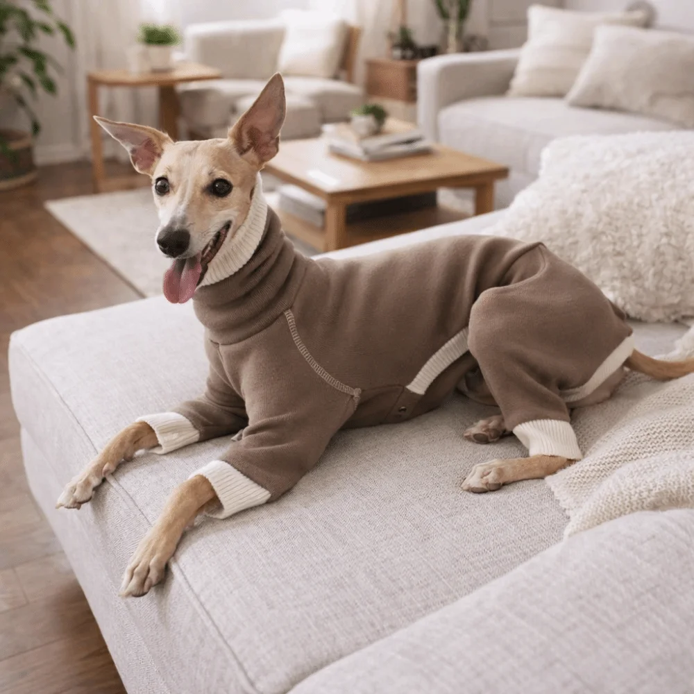 High Neck Dog Jumpsuit Stretchy Breathable Pet Turtleneck Plush Cold-Proof Dog Four Legged Clothes for Puppy Dogs
High Neck Dog Jumpsuit Stretchy Breathable Pet Turtleneck Plush Cold-Proof Dog Four Legged Clothes for Puppy Dogs