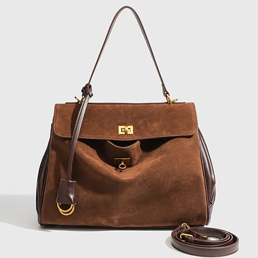 2024 New Women's Suede Bag Autumn Winter Underarm Kelly Bag for Lady Shoulder Crossbody Bag
2024 New Women's Suede Bag Autumn Winter Underarm Kelly Bag for Lady Shoulder Crossbody Bag