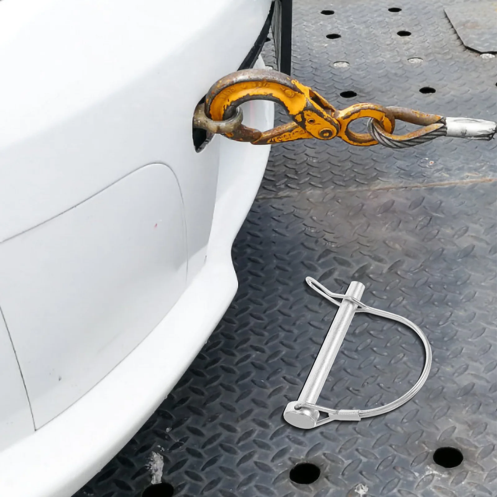Safety Stainless Steel Trailer Hitch Lock Pin Wear Resistant For Towing Accessories Trailer Coupler Lock Hitch Pin Coupler 
Safety Stainless Steel Trailer Hitch Lock Pin Wear Resistant For Towing Accessories Trailer Coupler Lock Hitch Pin Coupler