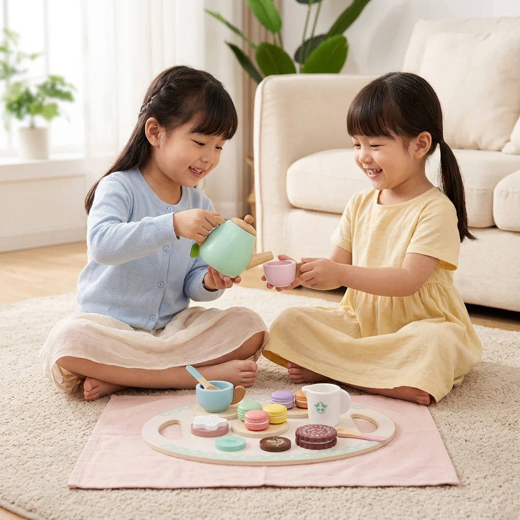 Игровой набор для чаепития: Десертный сервиз из АБС-пластика (макарон, синий, розовый) для ролевых игр, для девочек
Игровой набор для чаепития: Десертный сервиз из АБС-пластика (макарон, синий, розовый) для ролевых игр, для девочек