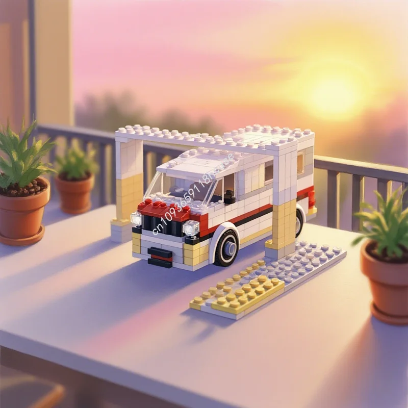 269pcs MOC City Minivan Model Building Blocks Christmas Gifts Construction DIY Assemble Creative Education Brick Kids Toy Idea
269pcs MOC City Minivan Model Building Blocks Christmas Gifts Construction DIY Assemble Creative Education Brick Kids Toy Idea