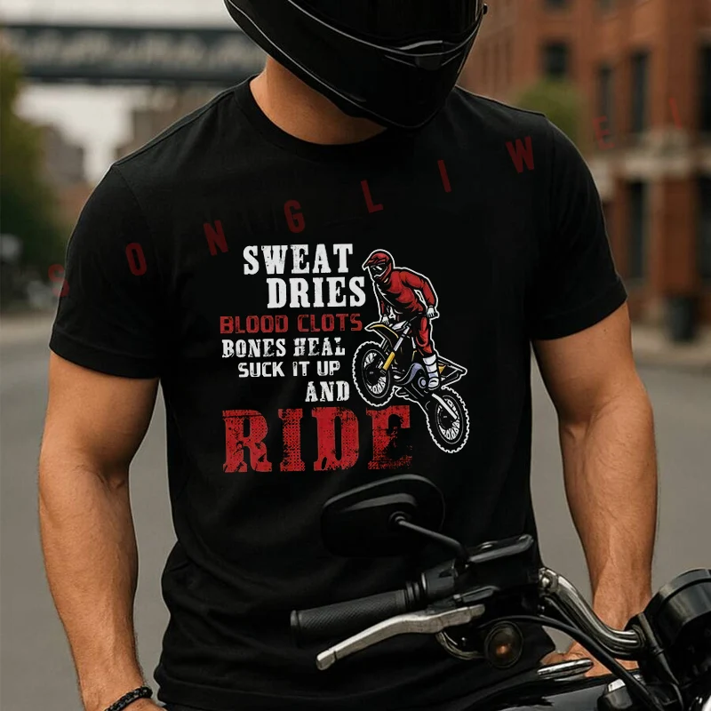 Ride Motocross Motorcycle Rider Men's T-shirt Summer Cotton Short Sleeved Casual TShirt O-Neck Unisex Tops
Ride Motocross Motorcycle Rider Men's T-shirt Summer Cotton Short Sleeved Casual TShirt O-Neck Unisex Tops