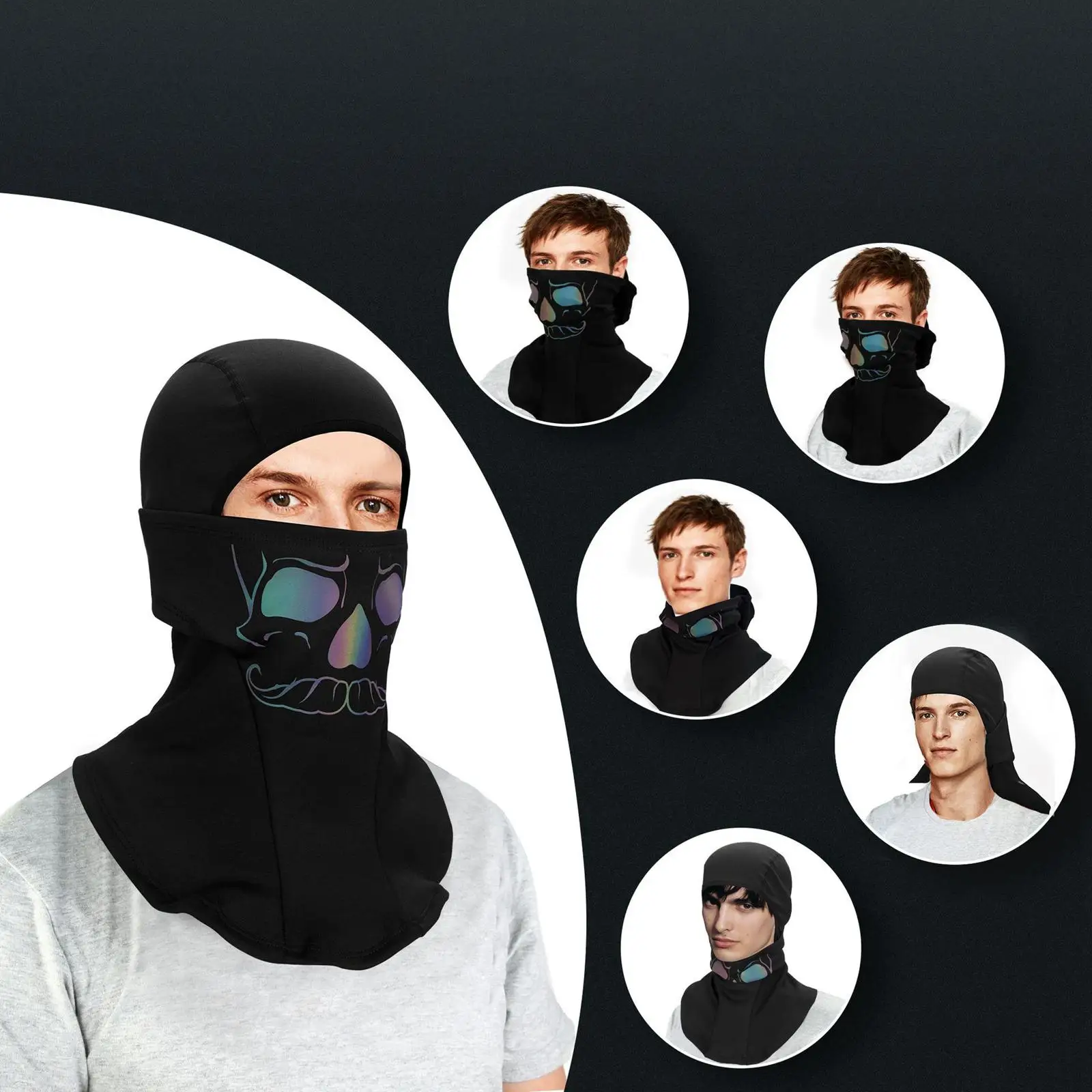Soft Full Face Mask Balaclava Winter Caps Windproof Hat for Riding Skiing
Soft Full Face Mask Balaclava Winter Caps Windproof Hat for Riding Skiing