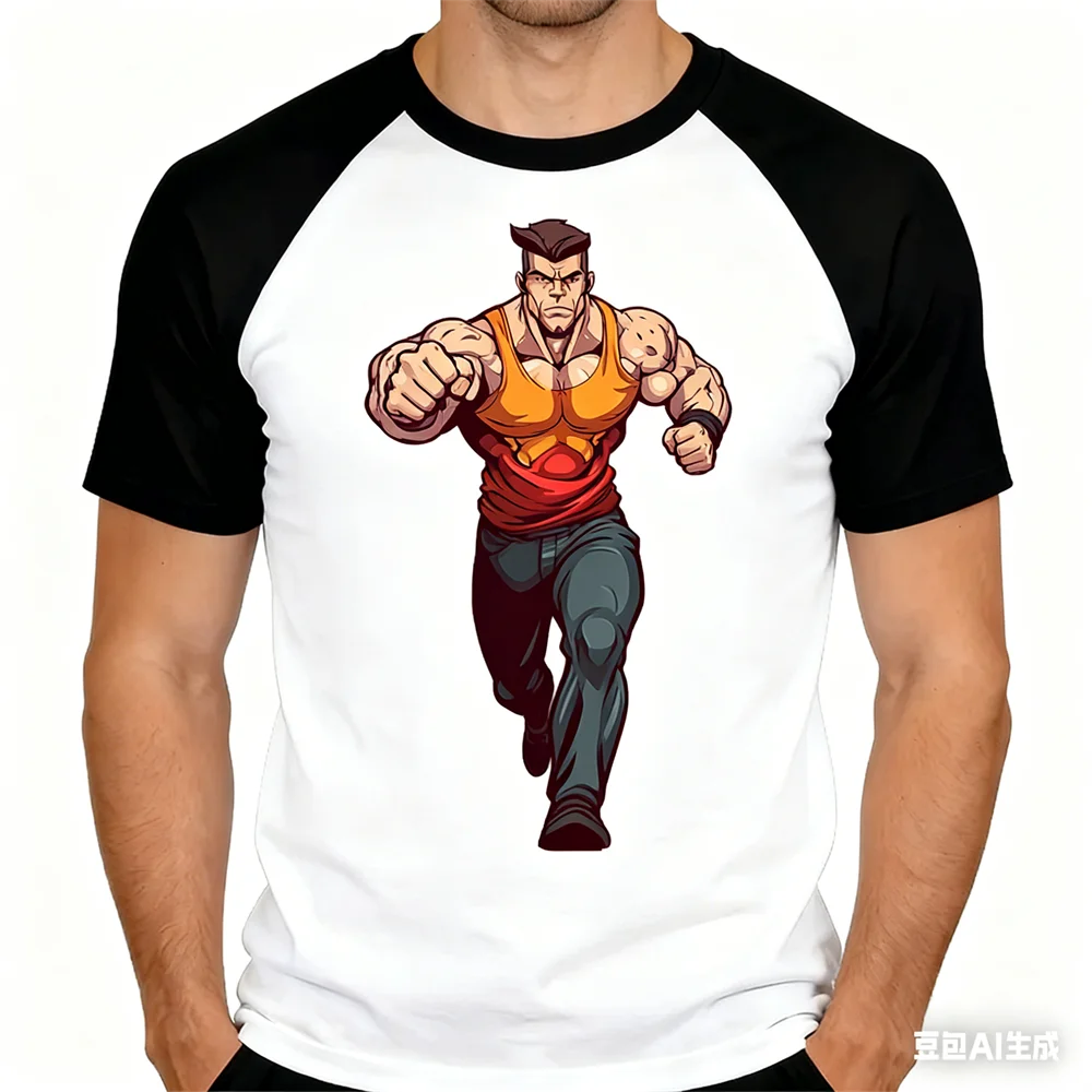 3D Fitness Muscles Printed Men's T-shirt Leisure Fashion Gym Training Crew Neck Short Sleeve Tops Daily Breathable Men Clothing
3D Fitness Muscles Printed Men's T-shirt Leisure Fashion Gym Training Crew Neck Short Sleeve Tops Daily Breathable Men Clothing