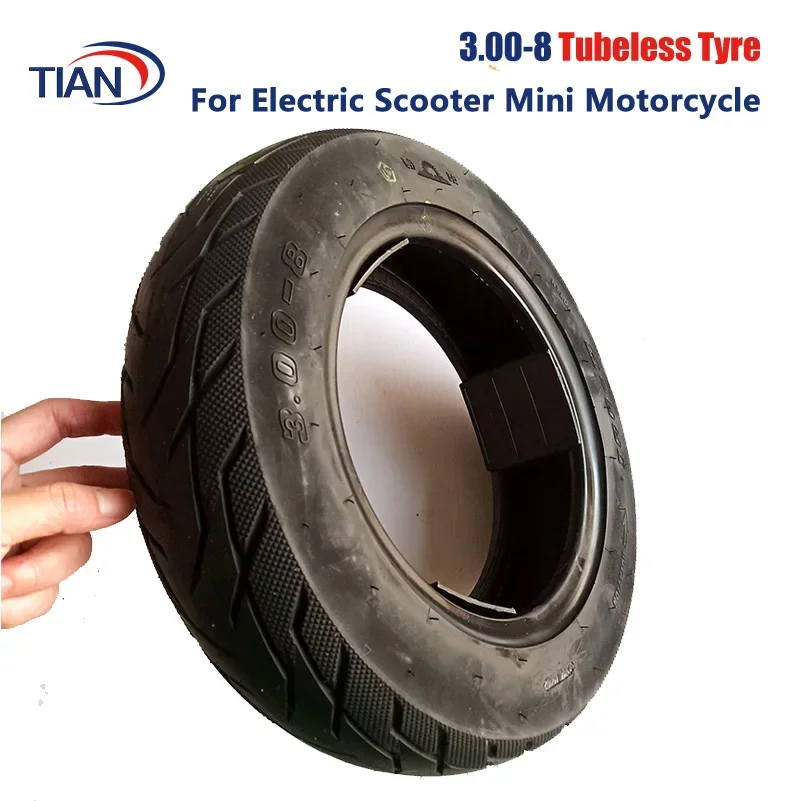Good Quality 3.00-8 Tubeless Tire Fits for Scooter ,Gas and Electric Scooters Warehouse Vehicles Mini Motorcycle Moped 8" Rim
Good Quality 3.00-8 Tubeless Tire Fits for Scooter ,Gas and Electric Scooters Warehouse Vehicles Mini Motorcycle Moped 8" Rim