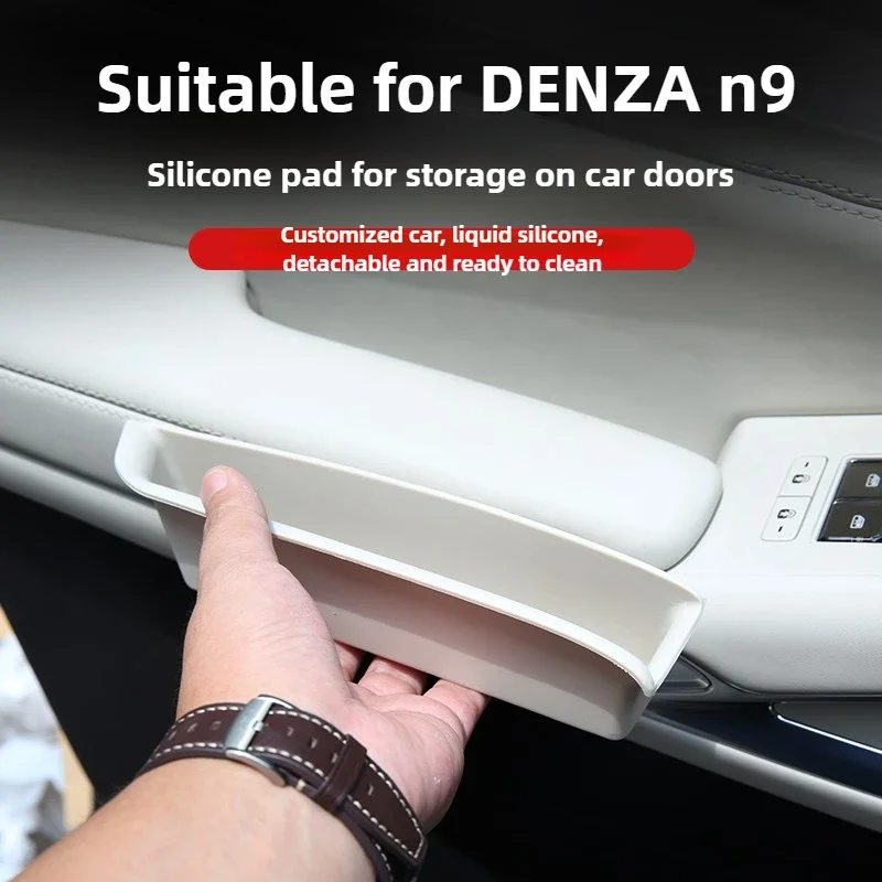 For DENZA N9 Car Door Armrest Storage Box, Silicone Door Side Pull Handle Storage, Door Bowl Organizer Car Interior Accessories
For DENZA N9 Car Door Armrest Storage Box, Silicone Door Side Pull Handle Storage, Door Bowl Organizer Car Interior Accessories