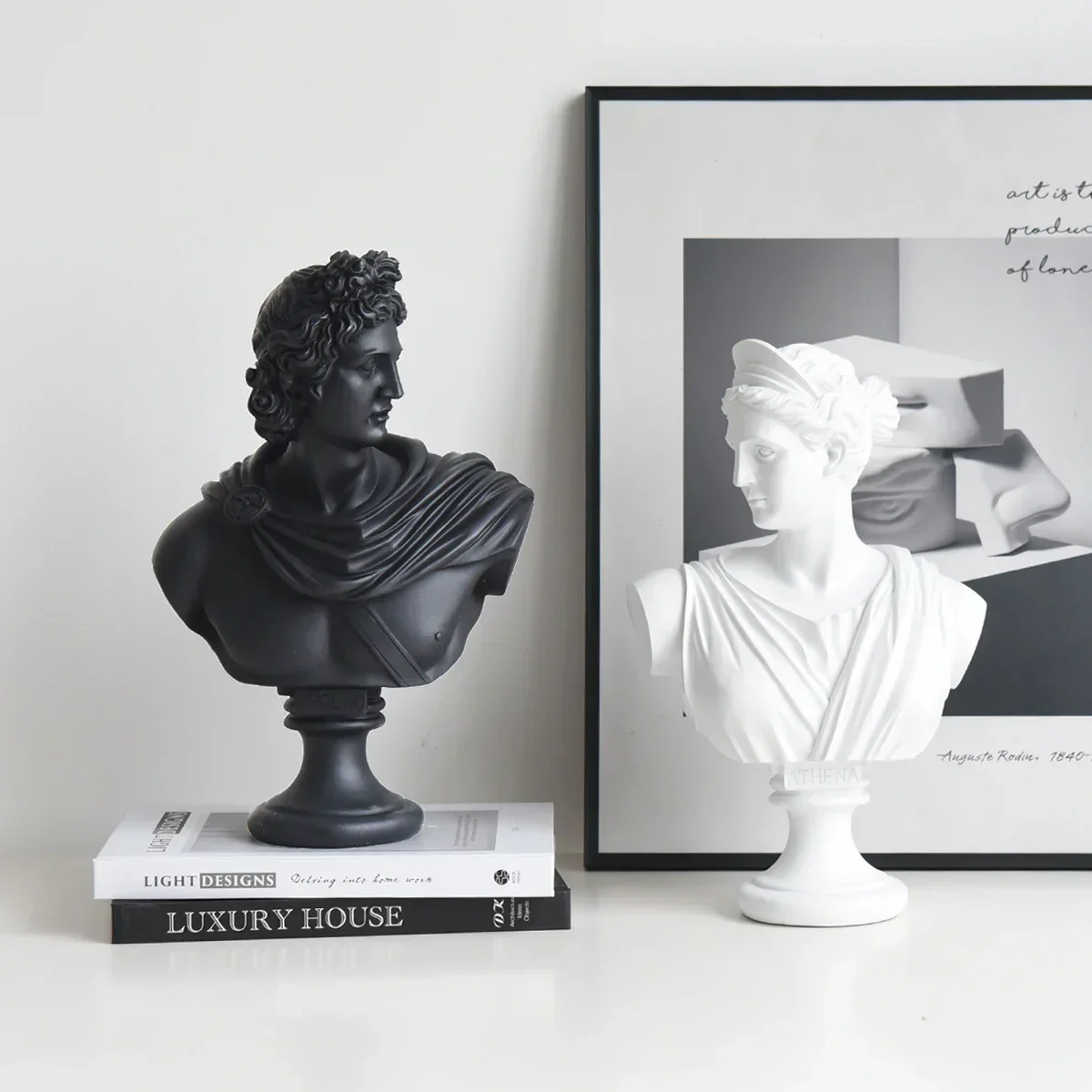 ancient Greek Athena Apollo Creative imitation plaster character art sculpture golden goddess resin statue Ornaments home decor
ancient Greek Athena Apollo Creative imitation plaster character art sculpture golden goddess resin statue Ornaments home decor