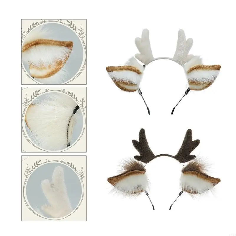 Cosplay Reindeer Antler Headband Simulation Plush Deer Ear Anime Accessories Pretended Party Costume Props Gift
Cosplay Reindeer Antler Headband Simulation Plush Deer Ear Anime Accessories Pretended Party Costume Props Gift