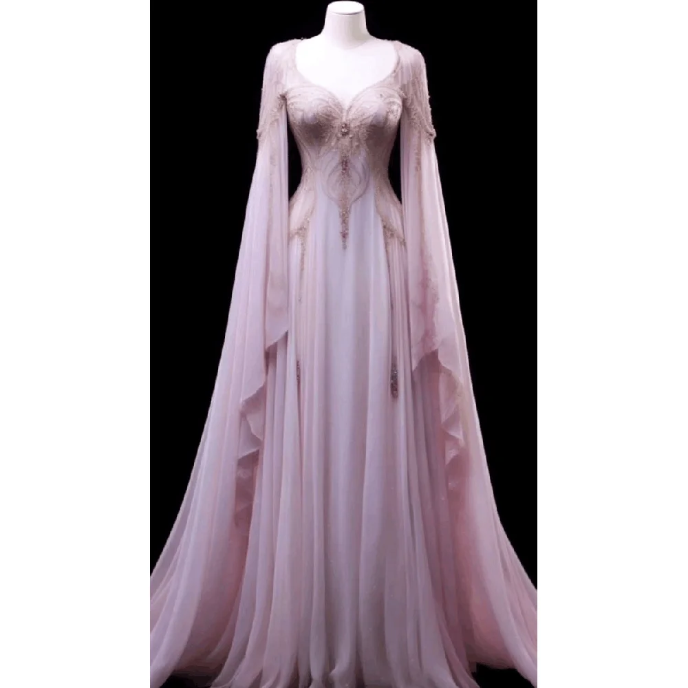 Purple Evening Dresses Women Long Sleeves High Quality Floor Length V Neck A Line Banquet Celebrity Prom Party Female Gowns
Purple Evening Dresses Women Long Sleeves High Quality Floor Length V Neck A Line Banquet Celebrity Prom Party Female Gowns