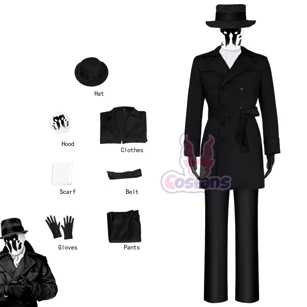Anime Rorschach Cosplay Anime Walter Kovacs Cosplay Uniform Suit for Reggie Long Outift Halloween Party Role Play Costume
Anime Rorschach Cosplay Anime Walter Kovacs Cosplay Uniform Suit for Reggie Long Outift Halloween Party Role Play Costume