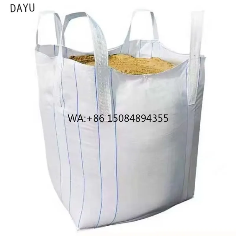 FIBC in Stock Bulk Bags 1 Ton Top Open Flat Bottom Tubular Woven Polypropylene Sand Ton Bag
FIBC in Stock Bulk Bags 1 Ton Top Open Flat Bottom Tubular Woven Polypropylene Sand Ton Bag